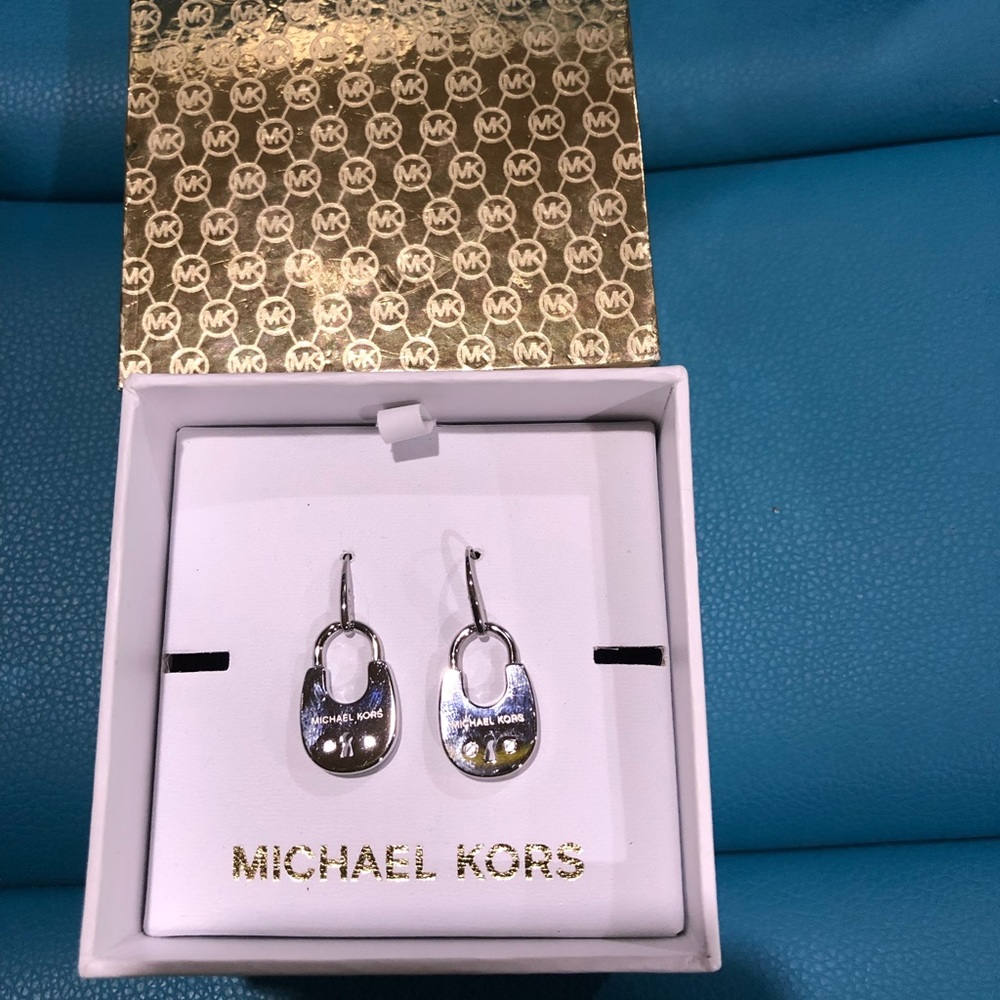 Michale Kors Padlock Drop Earrings